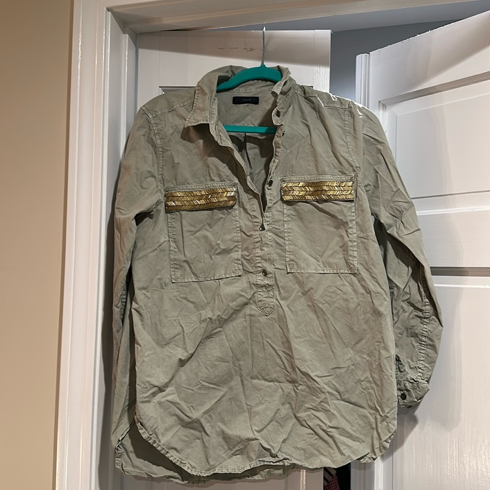 Jcrew Popover Top